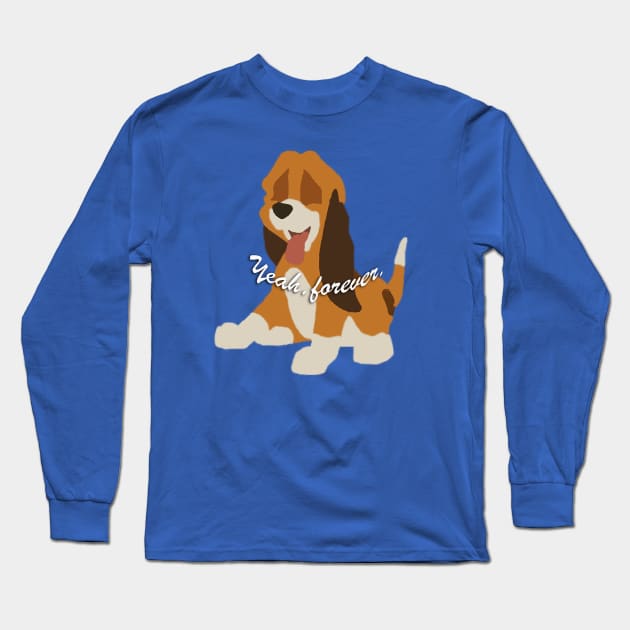 Fox and the Hound Copper Long Sleeve T-Shirt by Daniebwaters